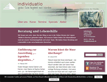 Tablet Screenshot of individuatio.de